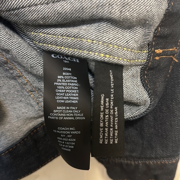 Coach 1941 Runway Patchwork Denim Jacket - Picture 11 of 11